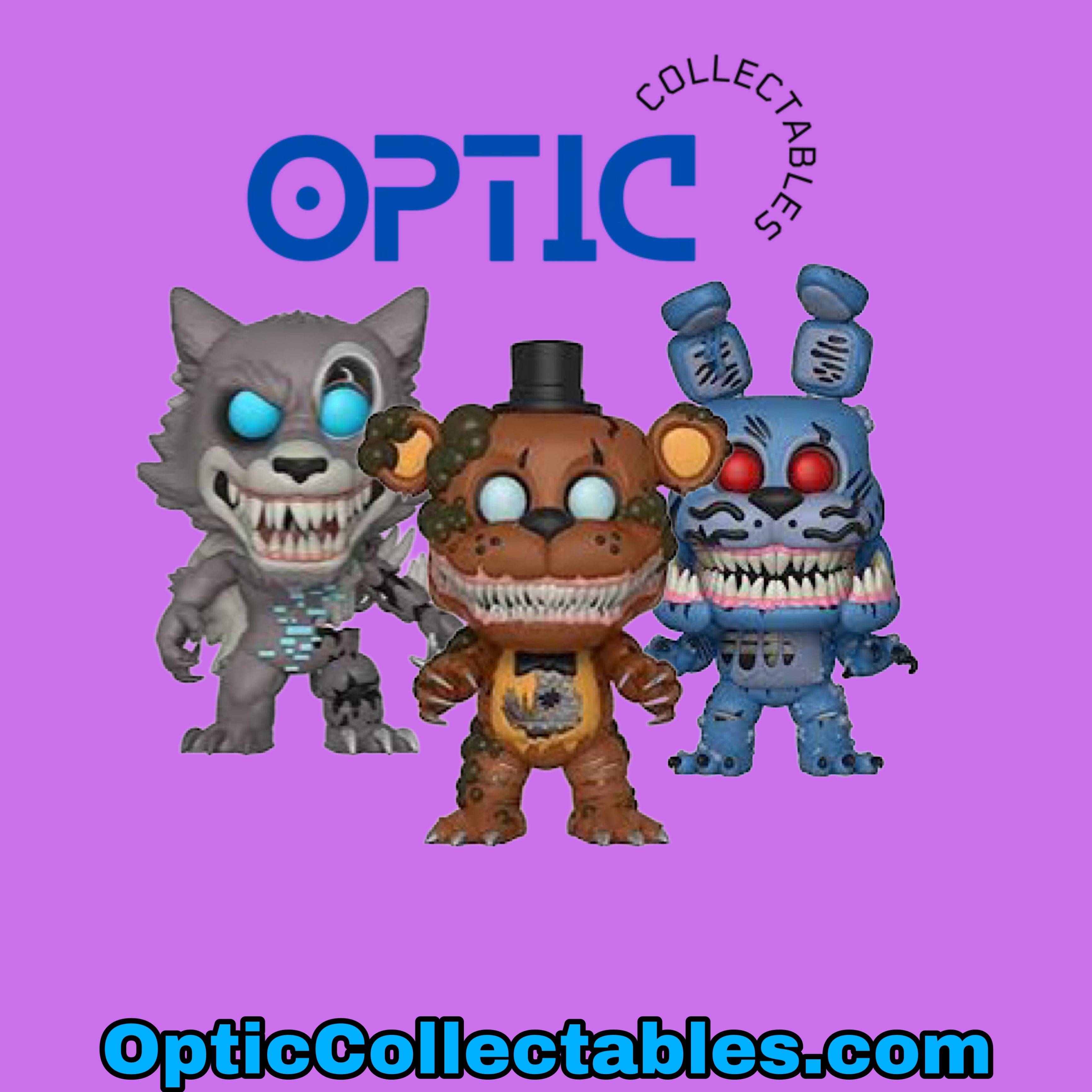 PREORDER) Five Nights At Freddy's Twisted Freddy Bonnie And Wolf