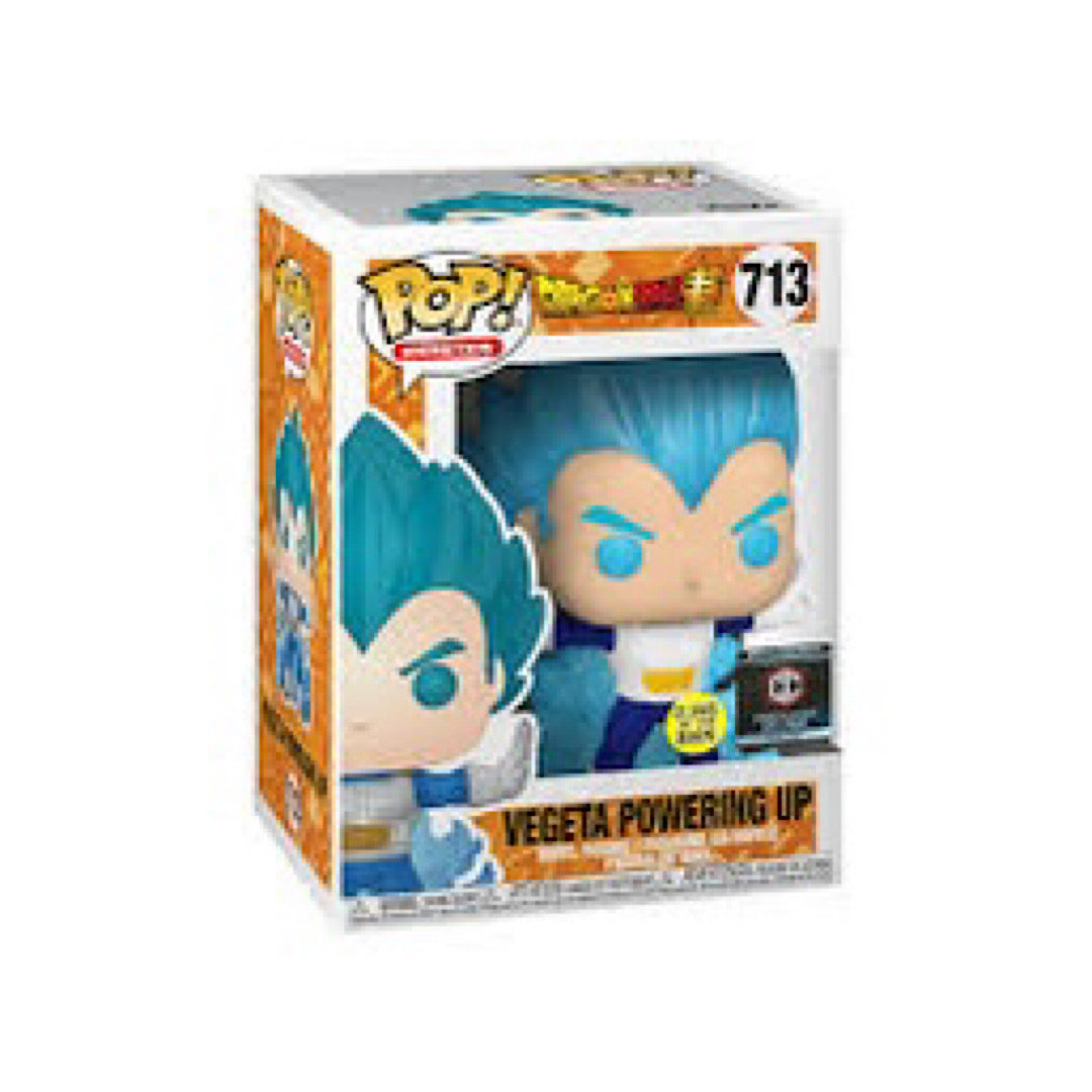 Funko Pop! Animation Dragonball Vegeta Powering Up Glow in Dark Exclusive #713