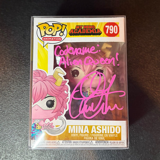 My Hero Academia Mina Ashido Signed Autographed Funko Pop