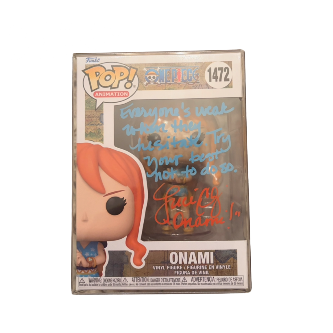 One Piece Onami Signed Autographed Funko Pop