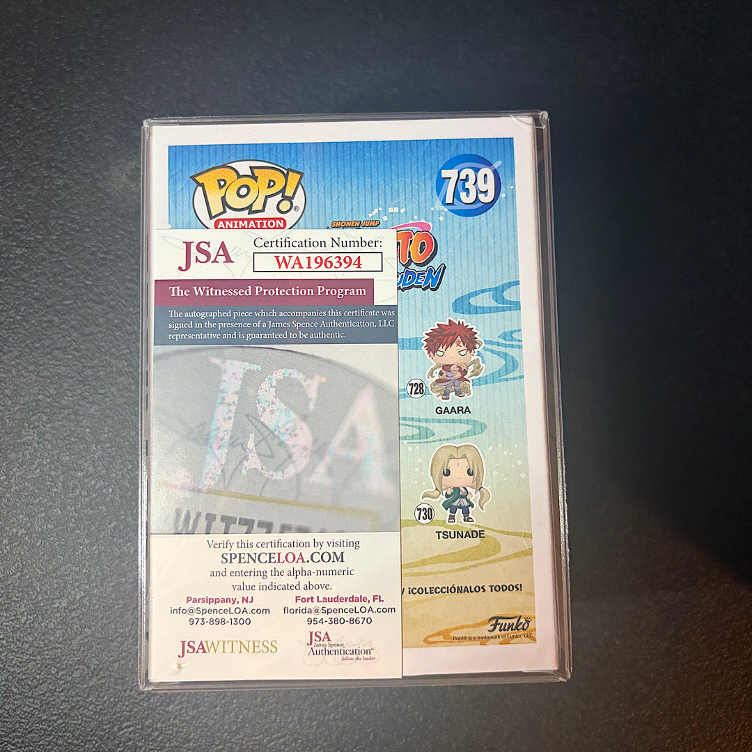 Naruto Rock Lee Special Edition Exclusive Autographed Funko Pops