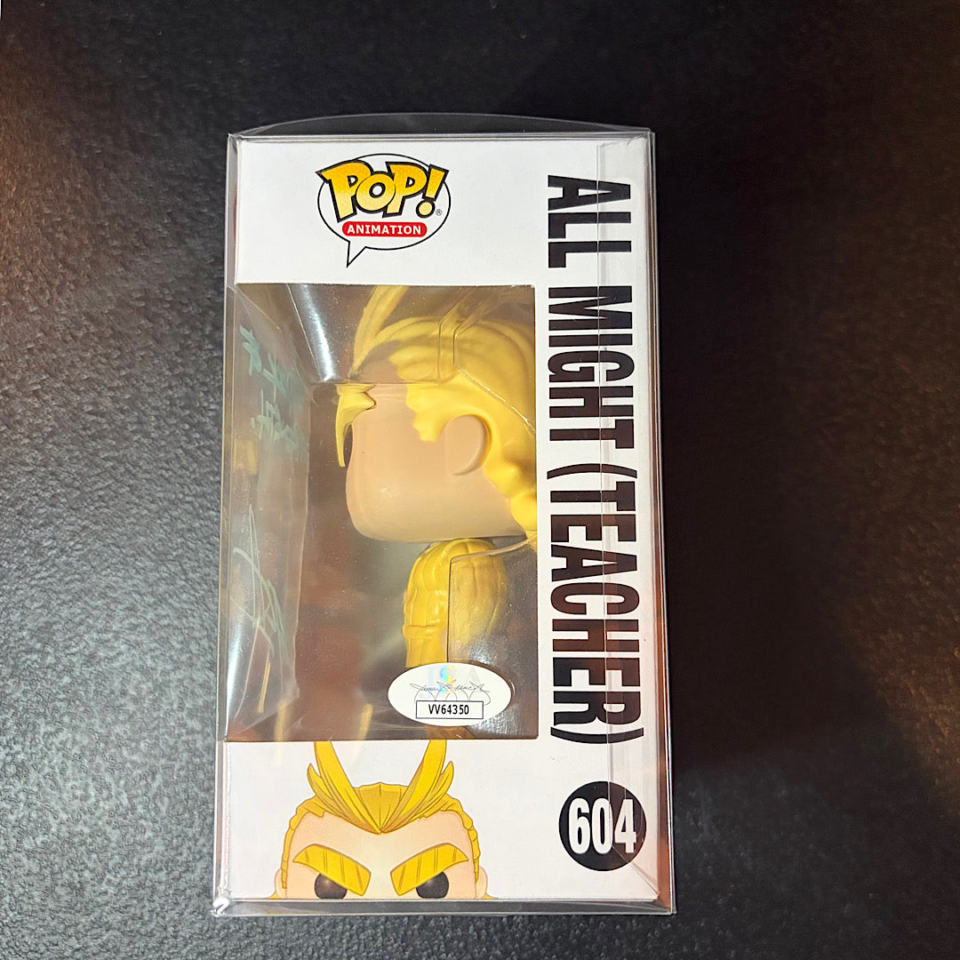 My Hero Academia All Might Teacher Signed Autographed Funko Pop