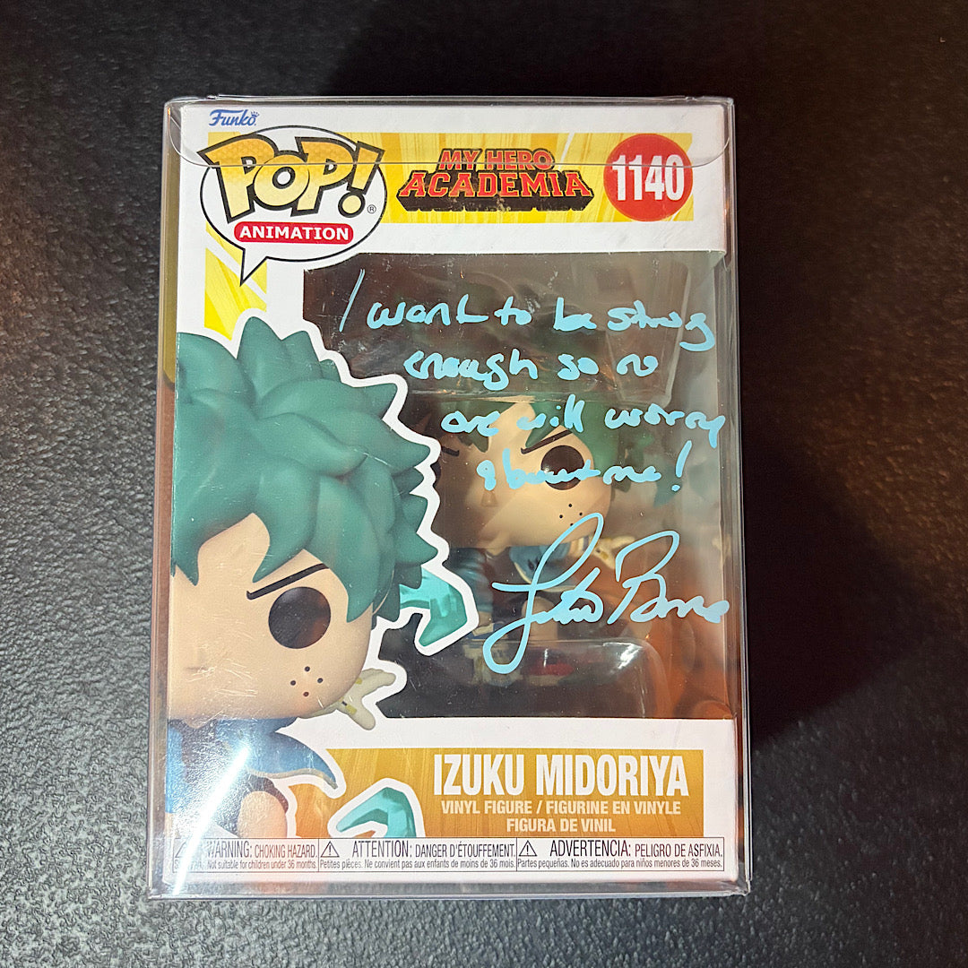 My Hero Academia Izuku Midoriya Signed Autographed Funko Pop