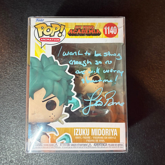My Hero Academia Izuku Midoriya Signed Autographed Funko Pop