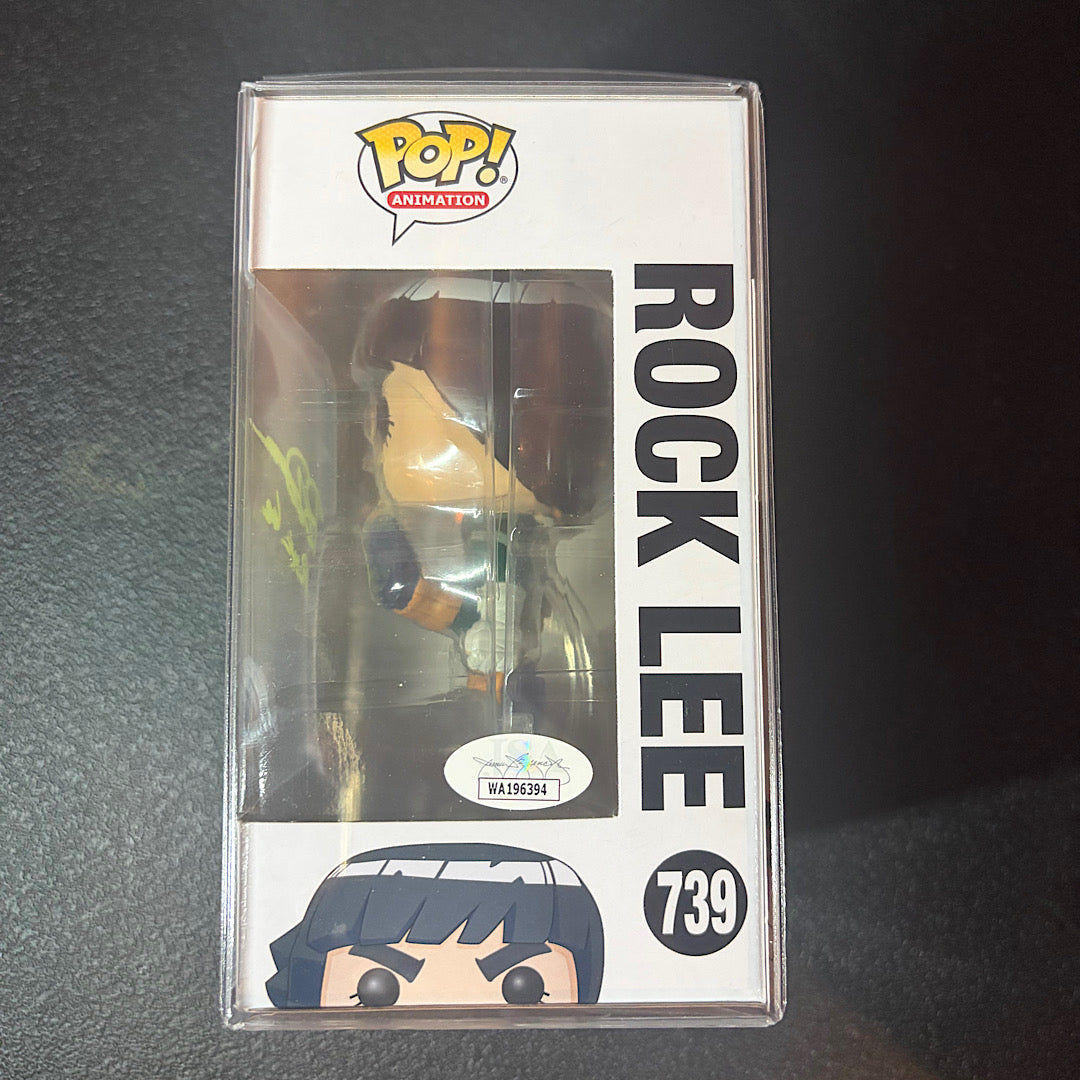 Naruto Rock Lee Special Edition Exclusive Autographed Funko Pops