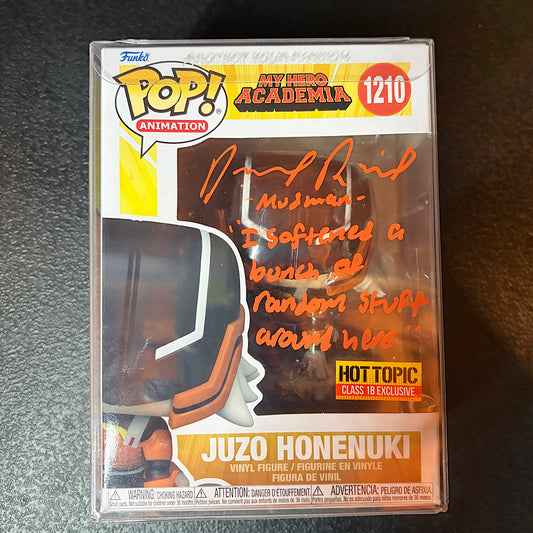 My Hero Academia Tomura Shigaraki Galactic Toys Exclusive Signed Autographed Funko Pop