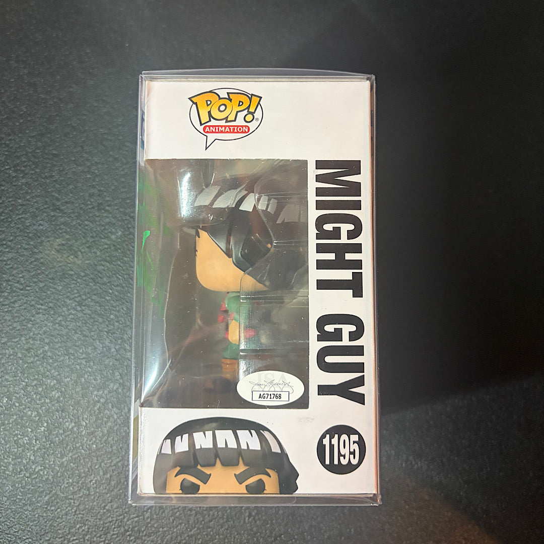 Naruto Might Guy Autographed Funko Pop