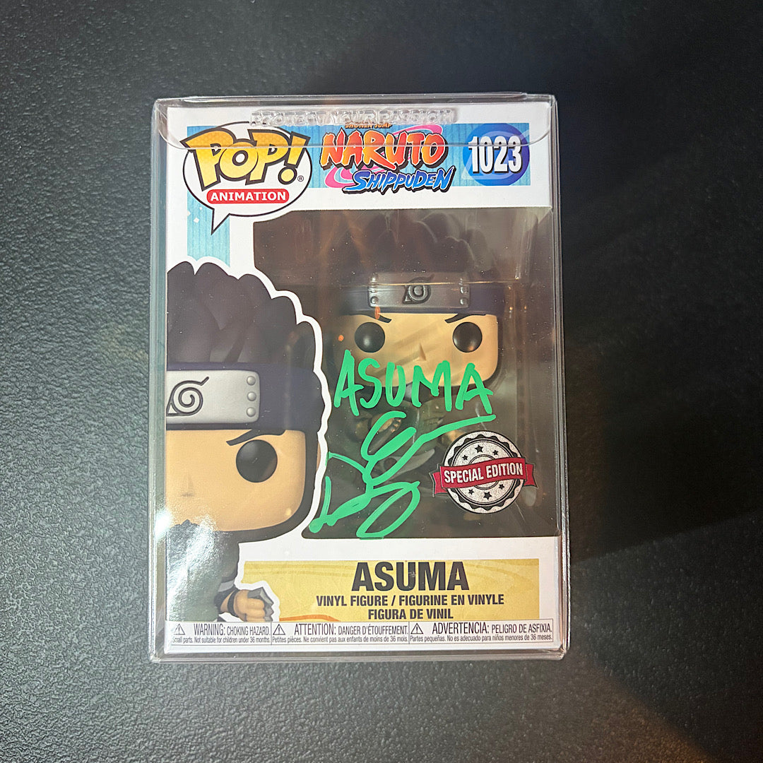 Naruto Asuma Special Edition Exclusive Autographed Funko Pops