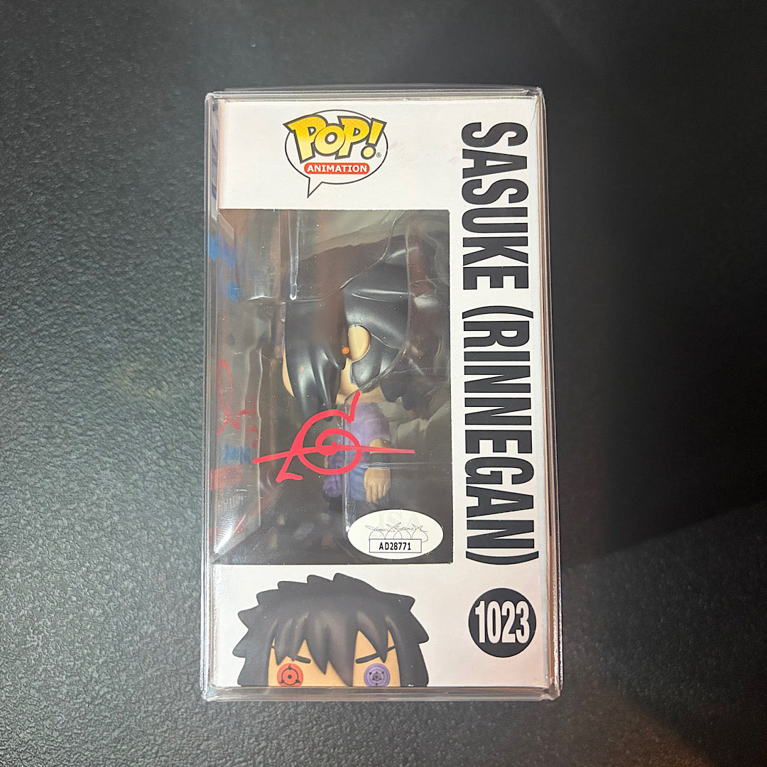 Naruto Sasuke Rinnegan AAA Anime Exclusive Autographed Funko Pop
