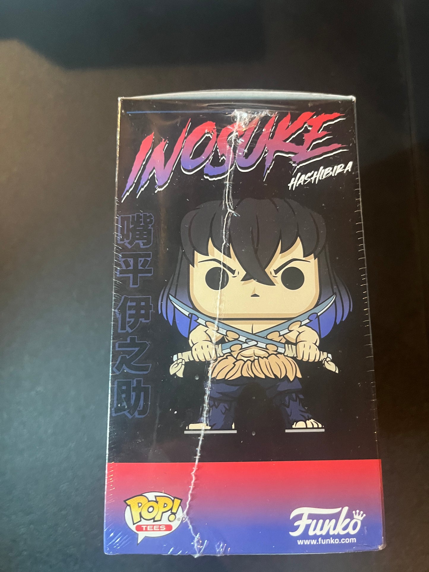 Funko Pop! Tee Demon Slayer Inosuke 1057 GameStop Exclusive T Shirt Large SEALED