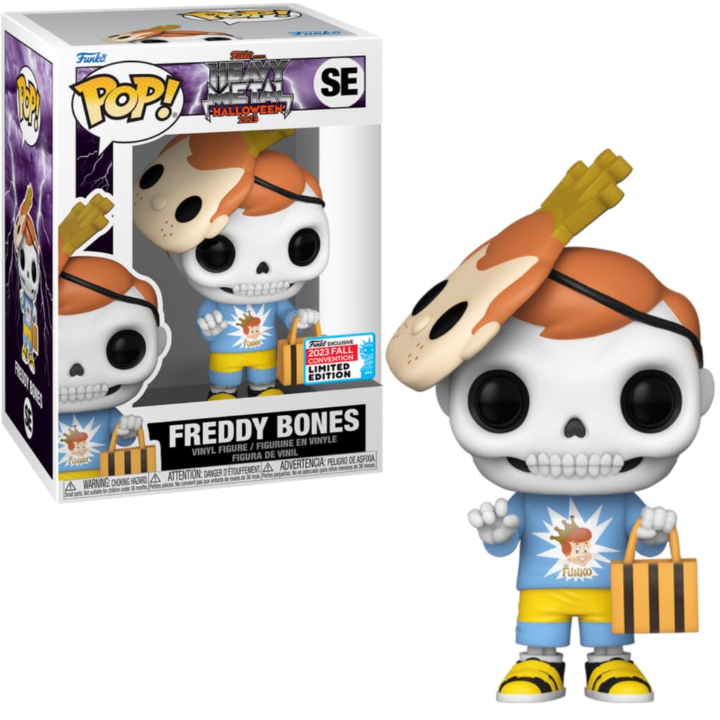 (IN STOCK) Pop! Originals: Heavy Metal Halloween 2023 - Freddy Bones with Mask