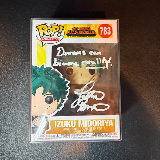 My Hero Academia Izuku Midoriya Signed Autographed Funko Pop