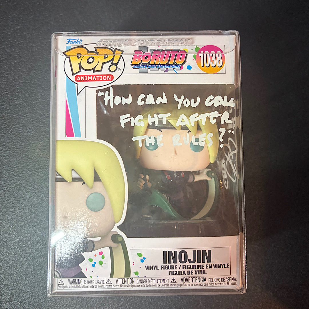 Boruto Inojin Autographed Funko Pop