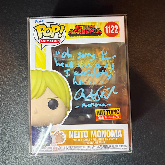 My Hero Academia Tomura Shigaraki Galactic Toys Exclusive Signed Autographed Funko Pop