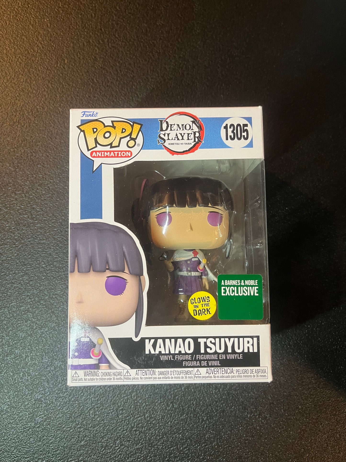 Demon Slayer Kanao Tsuyuri Barnes And Nobles Glow In The Dark Exclusive Funko Pop