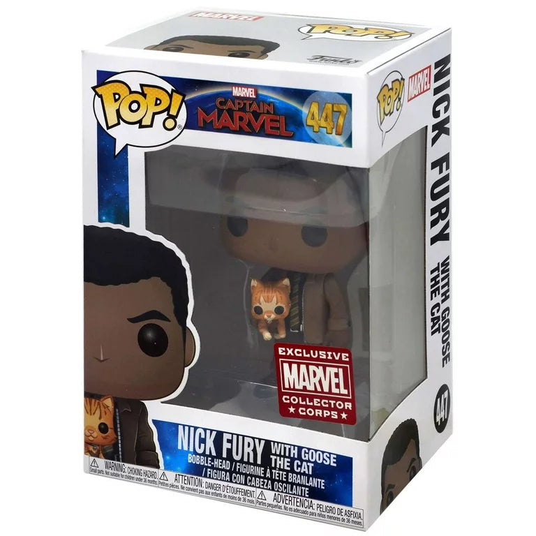 (IN STOCK) Marvel Captain Marvel Nick Fury Funko Pop