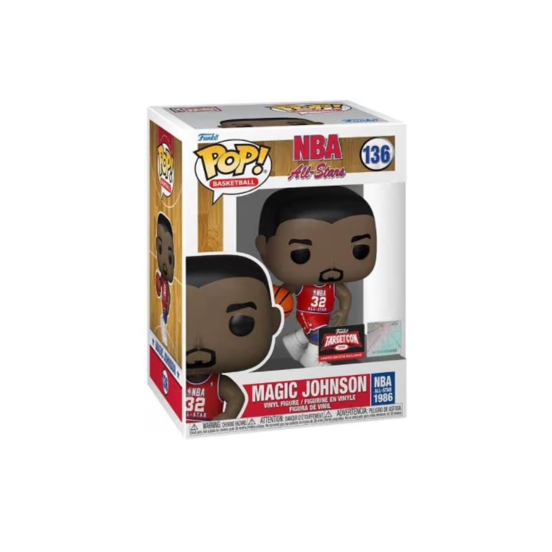 POP Basketball: NBA All-Stars-Magic Johnson Funko Target Con Exclusive Funko Pop