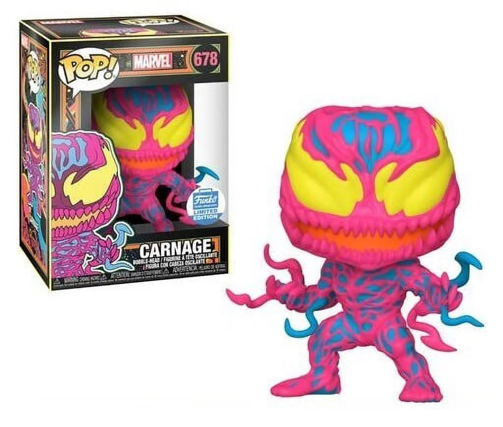 Funko POP Marvel Carnage Black Light 678 Vinyl Figure