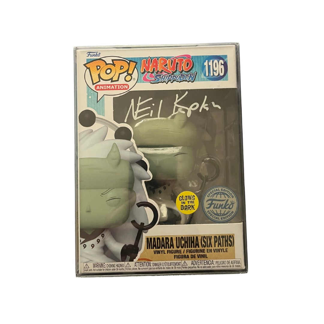 Naruto Madara Six Path Glow In The Dark Funko Exclusive Signed Autographed Funko Pop