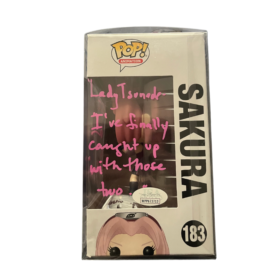 Naruto Sakura Signed Autographed Funko Pop