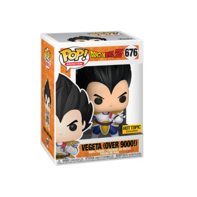 Funko Dragon Ball Z Pop! Animation Vegeta (Over 9000) Vinyl Figure Hot Topic Exclusive