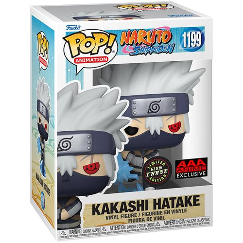 Naruto Kakashi Hatake Glow Chase AAA Anime Exclusive Funko Pop