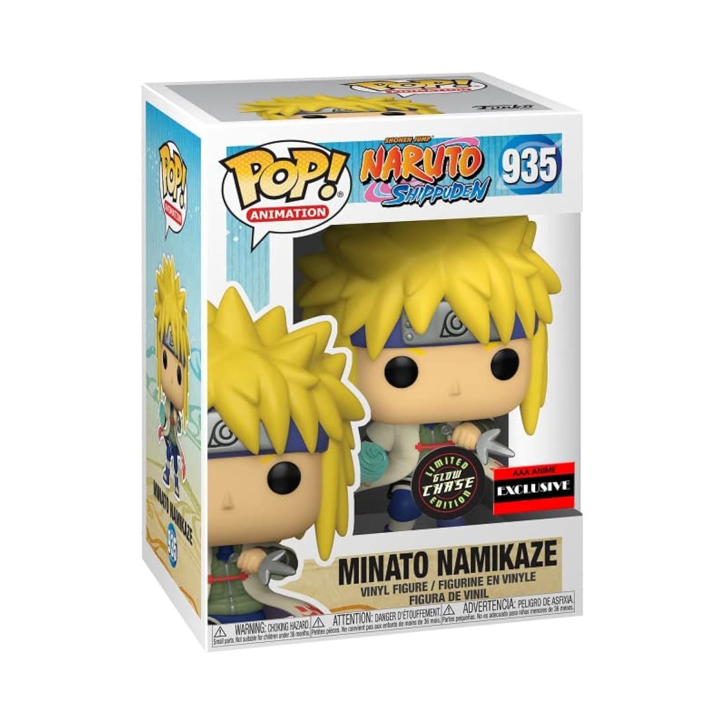 Naruto Minato Glow Chase AAA Anime Exclusive Funko Pop