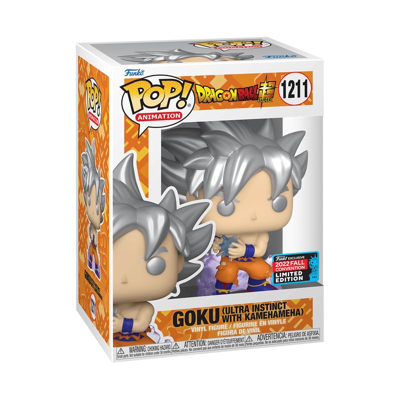 Dragon Ball Goku Ultra Instinct With Kamehameha 2022 Fall Convention Exclusive Funko Pop