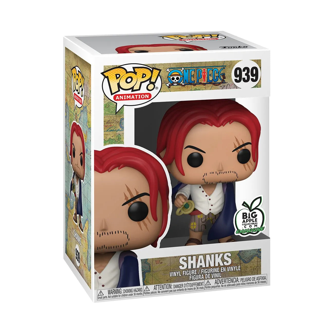 One Piece Shanks Big Apple Exclusive Funko Pop