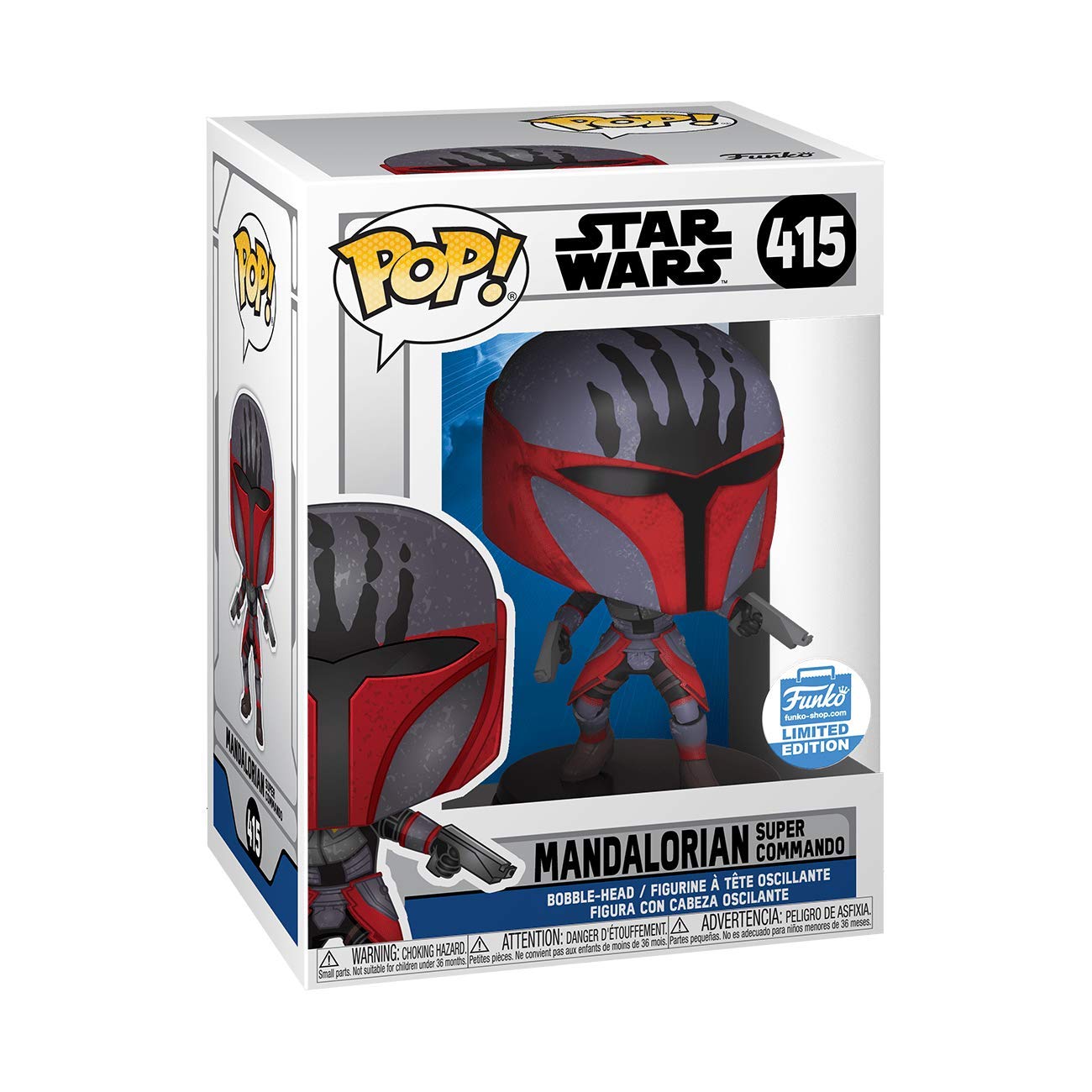 POP: Star Wars - Mandalorian Super Commando Funko Shop Exclusive Funko Pop