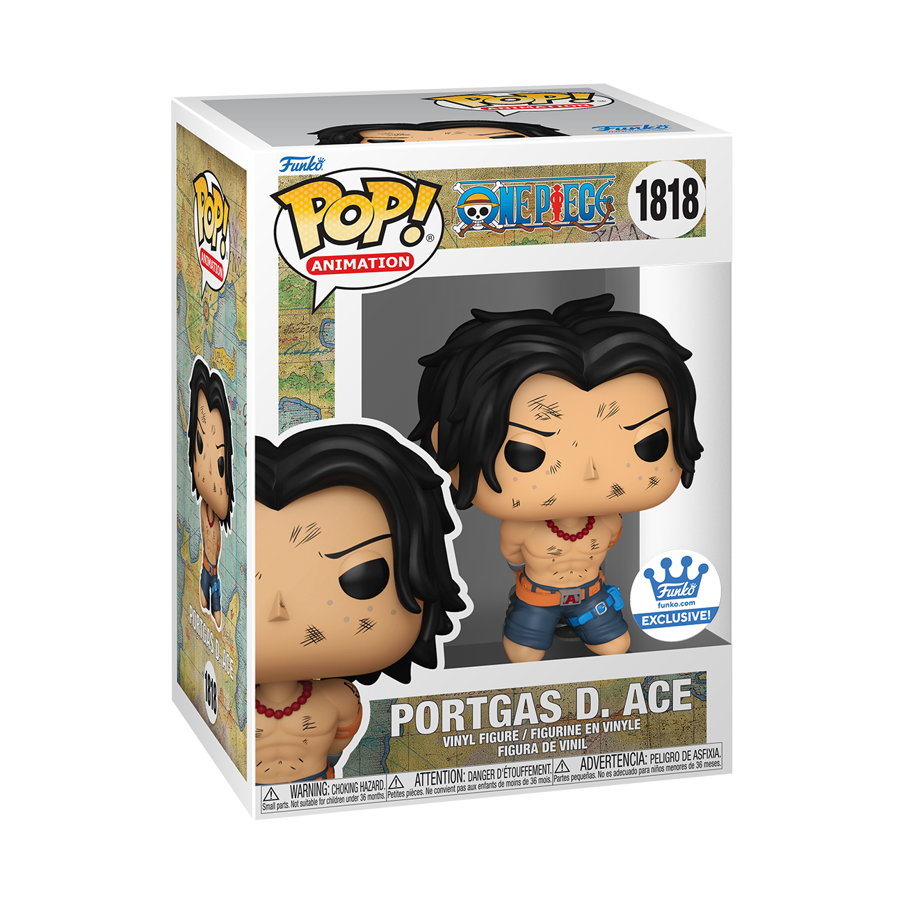 POP: Animation: One Piece - Portgas D. Ace Funko Shop Exclusive Funko Pop