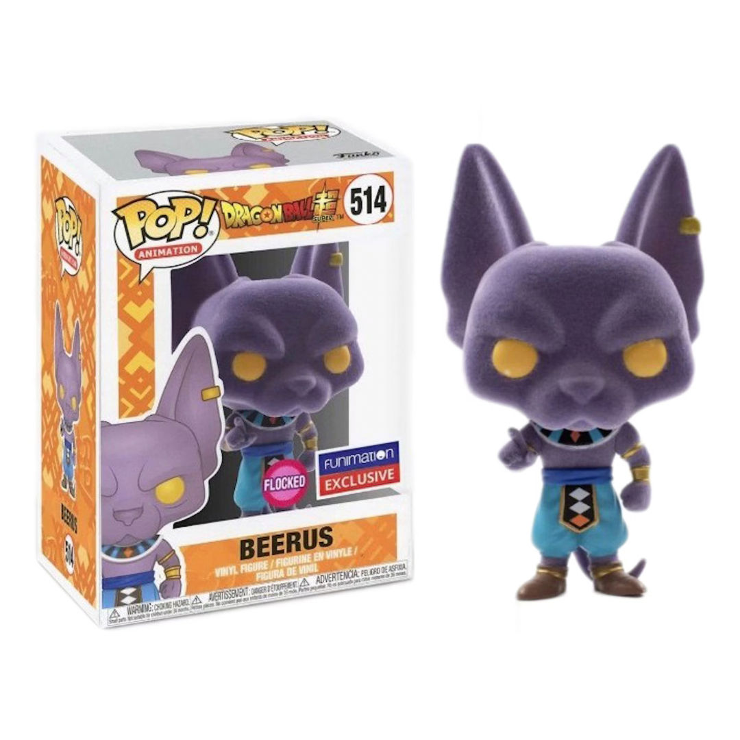 POP Animation: Dragon Ball - Beerus Flocked Funimation Exclusive Funko Pop
