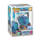 POP Plus: Disney Lilo & Stitch - Sleeping Stitch In Box Flocked Funko Exclusive Funko Pop