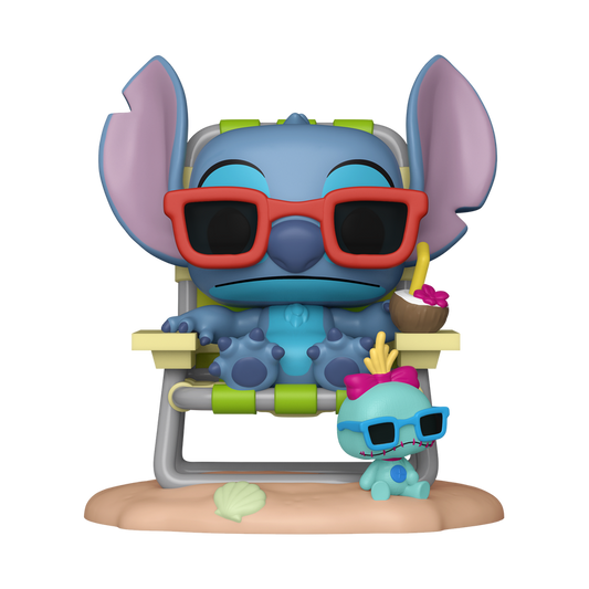POP: Disney Lilo & Stitch - Stitch In Sunlounger Funko Exclusive Funko Pop