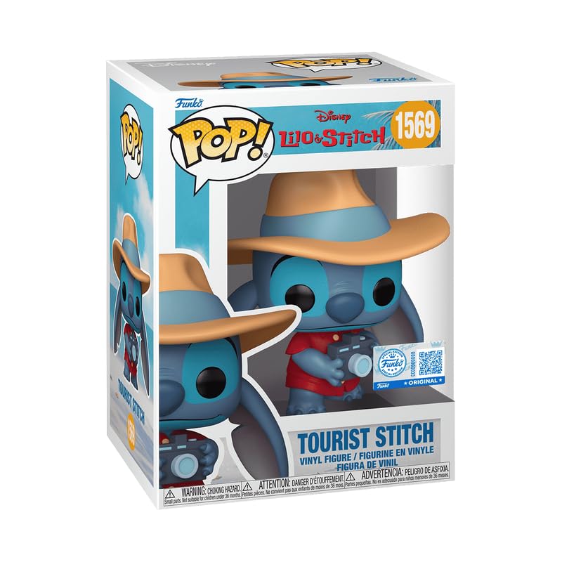 POP: Disney Lilo & Stitch - Tourist Stitch Funko Exclusive Funko Pop