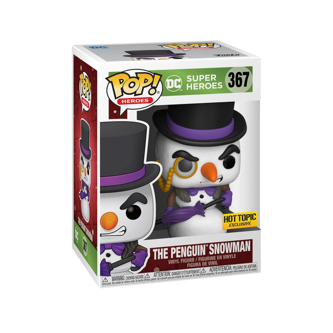 POP Heroes: Dc Super Heroes - The Penguin Snowman Hot Topic Exclusive Funko Pop