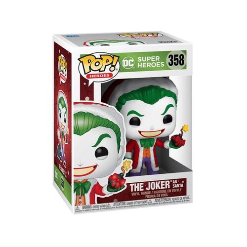 POP Heroes: Dc Super Heroes - The Joker As Santa Funko Pop