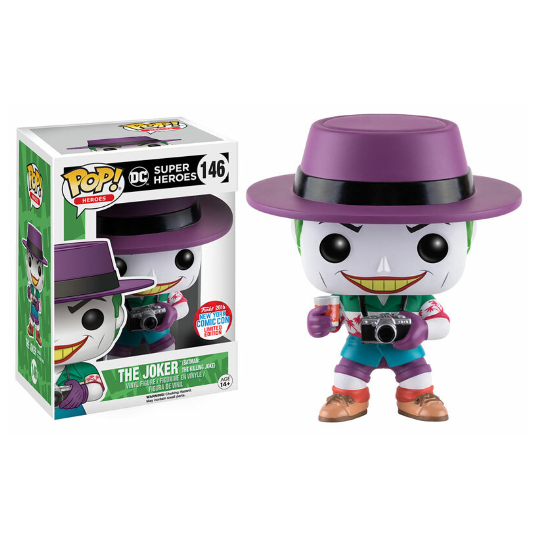 POP Heroes: Dc Super Heroes - The Joker Batman The Killing Joke New York Comic Con 2016 Exclusive Funko Pop