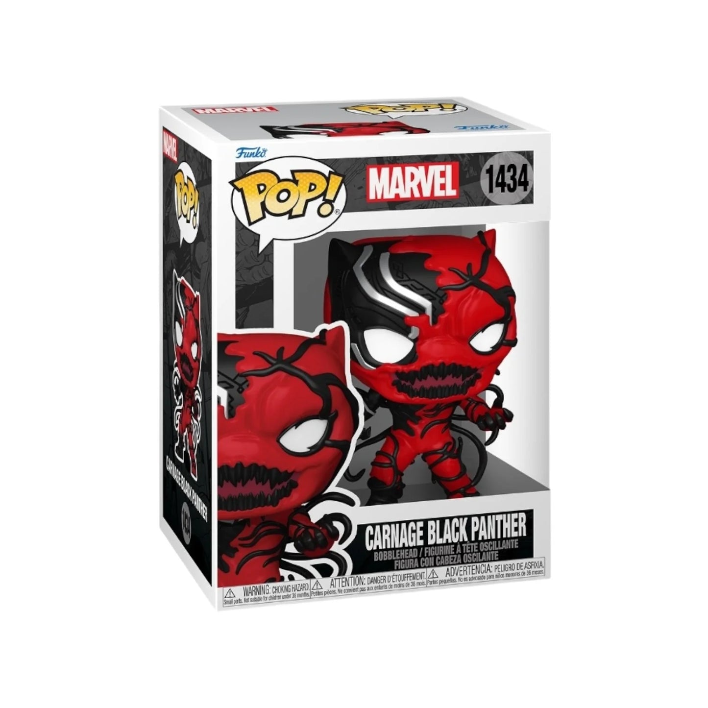 POP: Marvel - Carnage Black Panther Funko Pop