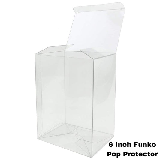 (3 Pack) 6-Inch Funko Pop! Protector Clear Display Case Box for 6" Funko Pop! Figures - 0.50mm