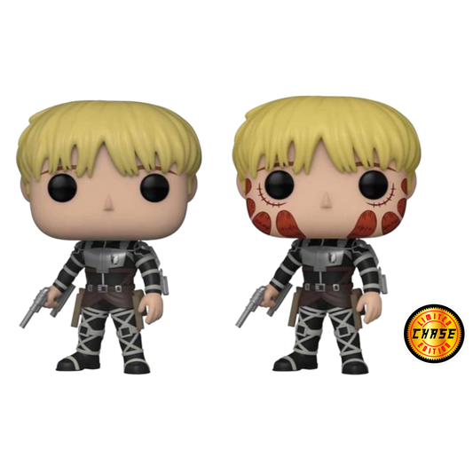 (PREORDER) ATTACK ON TITAN ARMIN ARLELT COMMON AND CHASE FUNKO POP BUNDLE