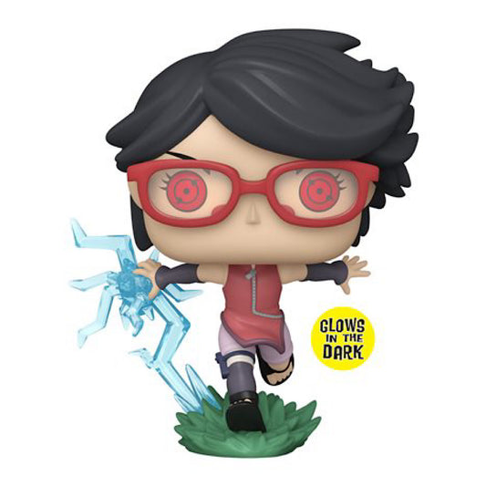 Boruto Sarada with Sharingan Glow-in-the-Dark Pop! Vinyl Figure - Entertainment Earth Exclusive