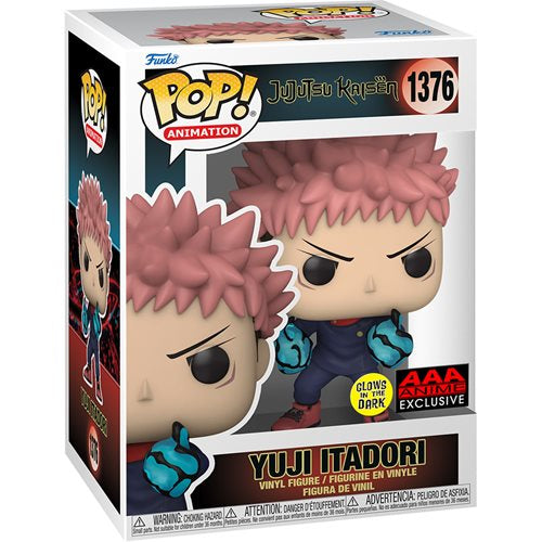 (PREORDER) Jujutsu Kaisen Yuji Itadori Divergent Fist Glow-in-the Dark Funko Pop! Vinyl Figure #1376 - AAA Anime Exclusive