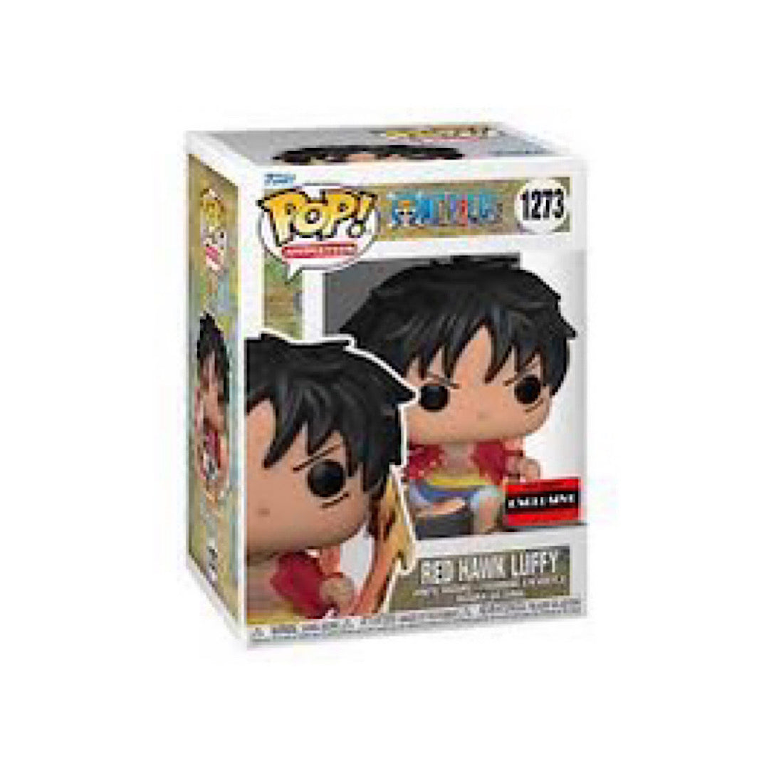 (PREORDER) Funko Pop Animation One Piece - Red Hawk Luffy Chase & Common Bundle (AAA Exclusive)