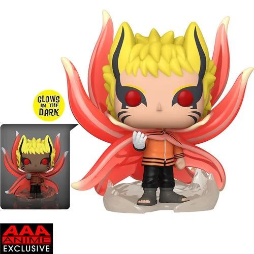 (PREORDER) Boruto: Naruto Next Generations Naruto Baryon Mode Glow-in-the-Dark Super 6-Inch Pop! Vinyl Figure - AAA Anime Exclusive