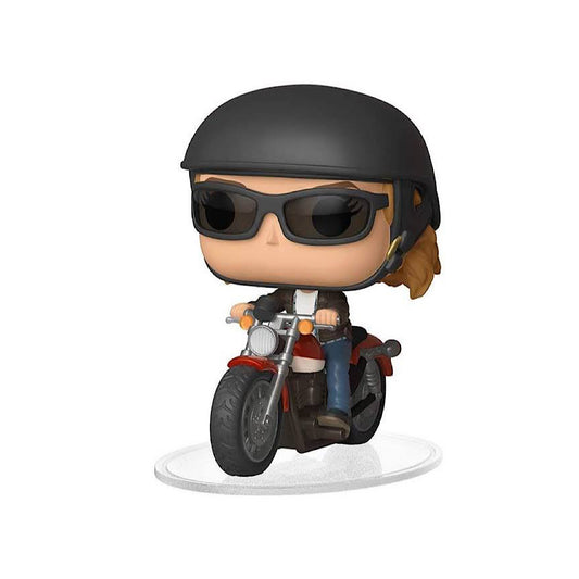 Funko POP! Ride Marvel: Captain Marvel - Carol Danvers on Motorcycle Toy, Standard, Multicolor