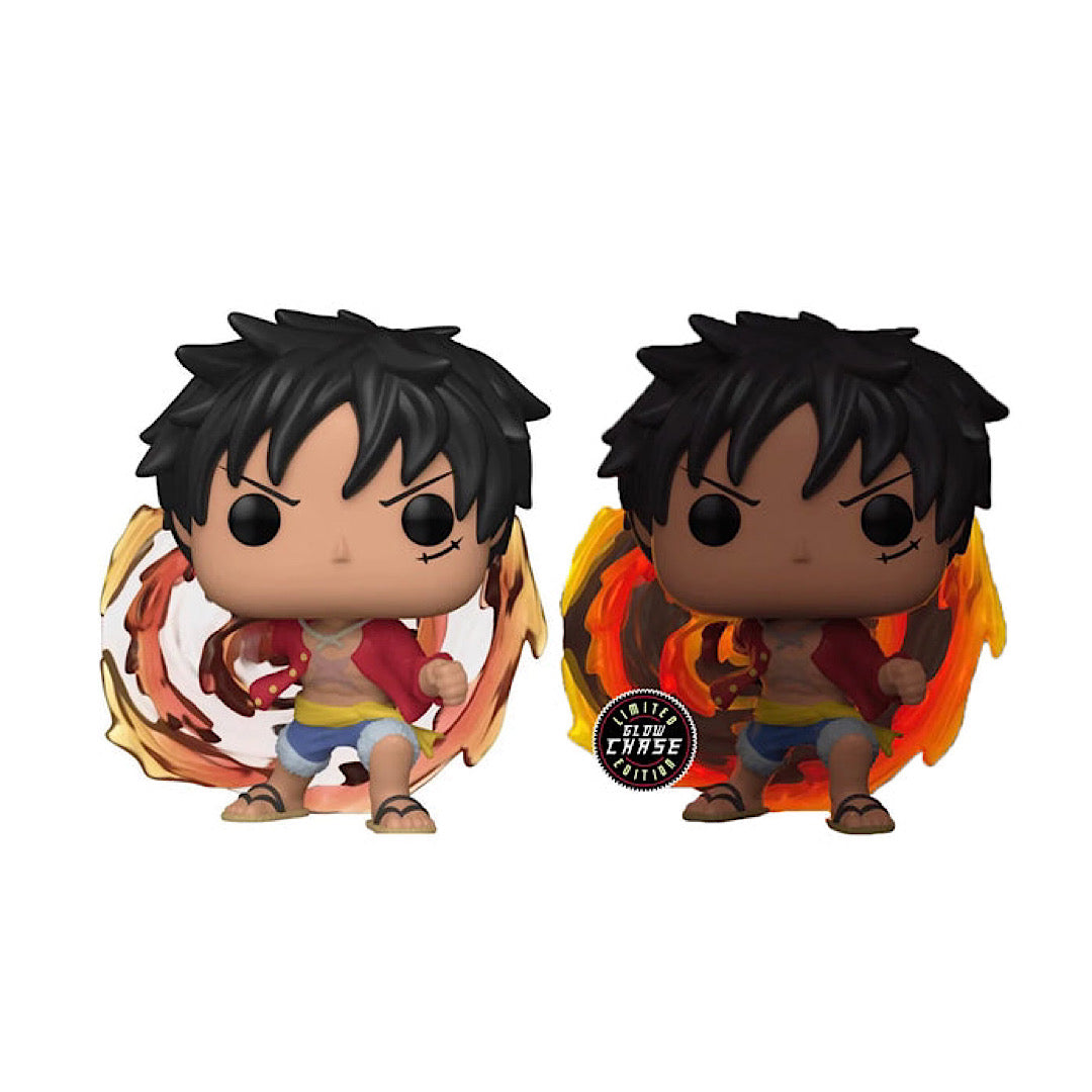 (PREORDER) Funko Pop Animation One Piece - Red Hawk Luffy Chase & Common Bundle (AAA Exclusive)