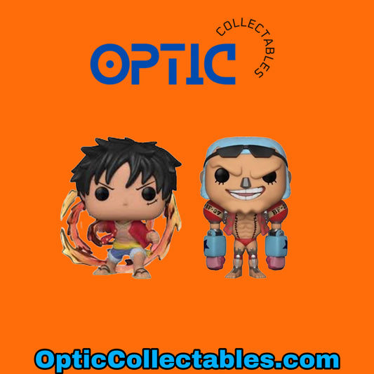 (PREORDER) One Piece Red Hawk Luffy and Franky Funko Pop Bundle