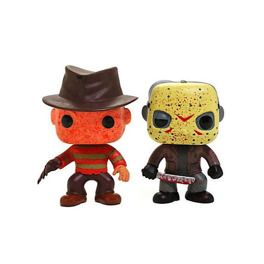 Funko Pop! Movies Freddy Krueger & Jason Voorhees Bloody Vinyl Figure Set - BoxLunch Exclusive